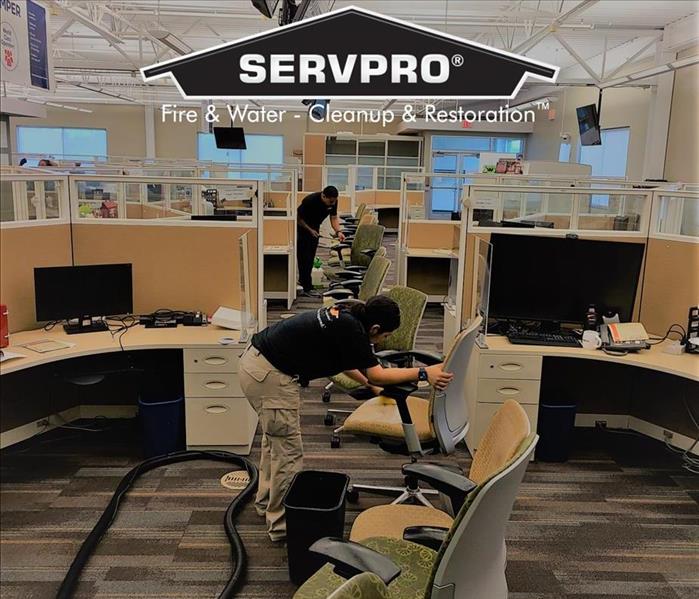 servpro cleaning tech commercial business 